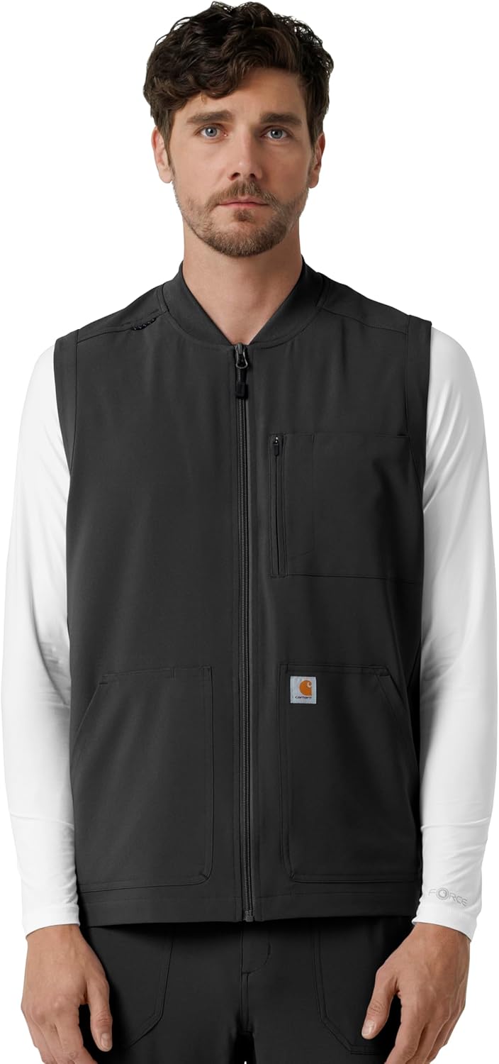 

Carhartt мужская легкая жилетка Force Cross-Flex, Black