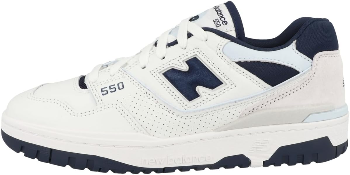 

Кроссовки New Balance 550 унисекс, White Navy Quarry Blue Bb550Nqb