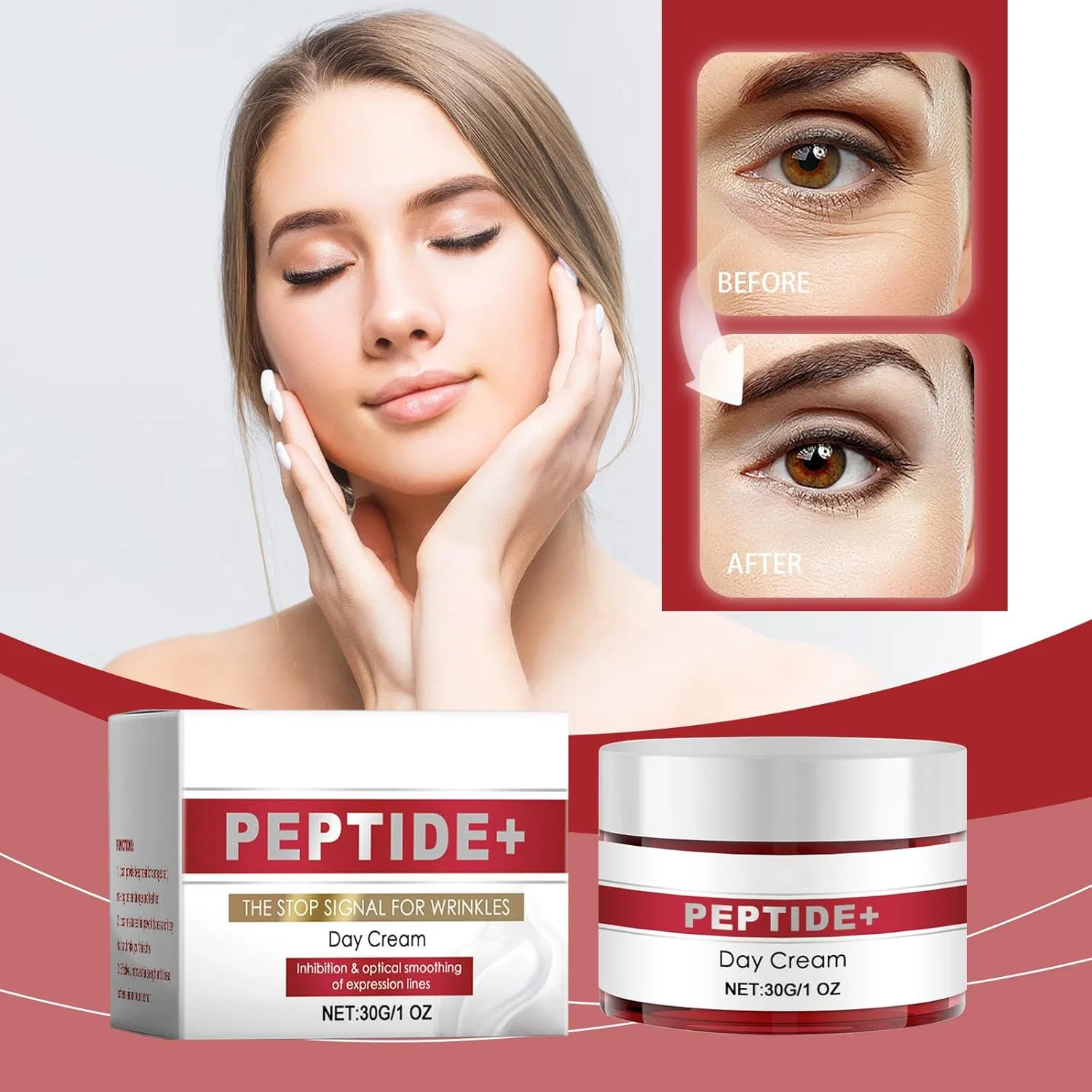 Бустер — Дневной Peptide+ от Cosmetics с нейропептидами и гиалуроновой кислотой Generisch — фото 2
