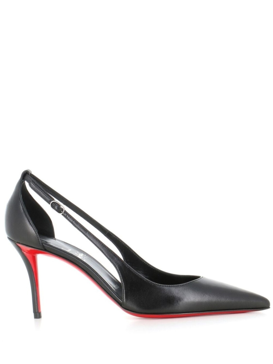 

Туфли Christian Louboutin 80 мм с апострофаториками, черный