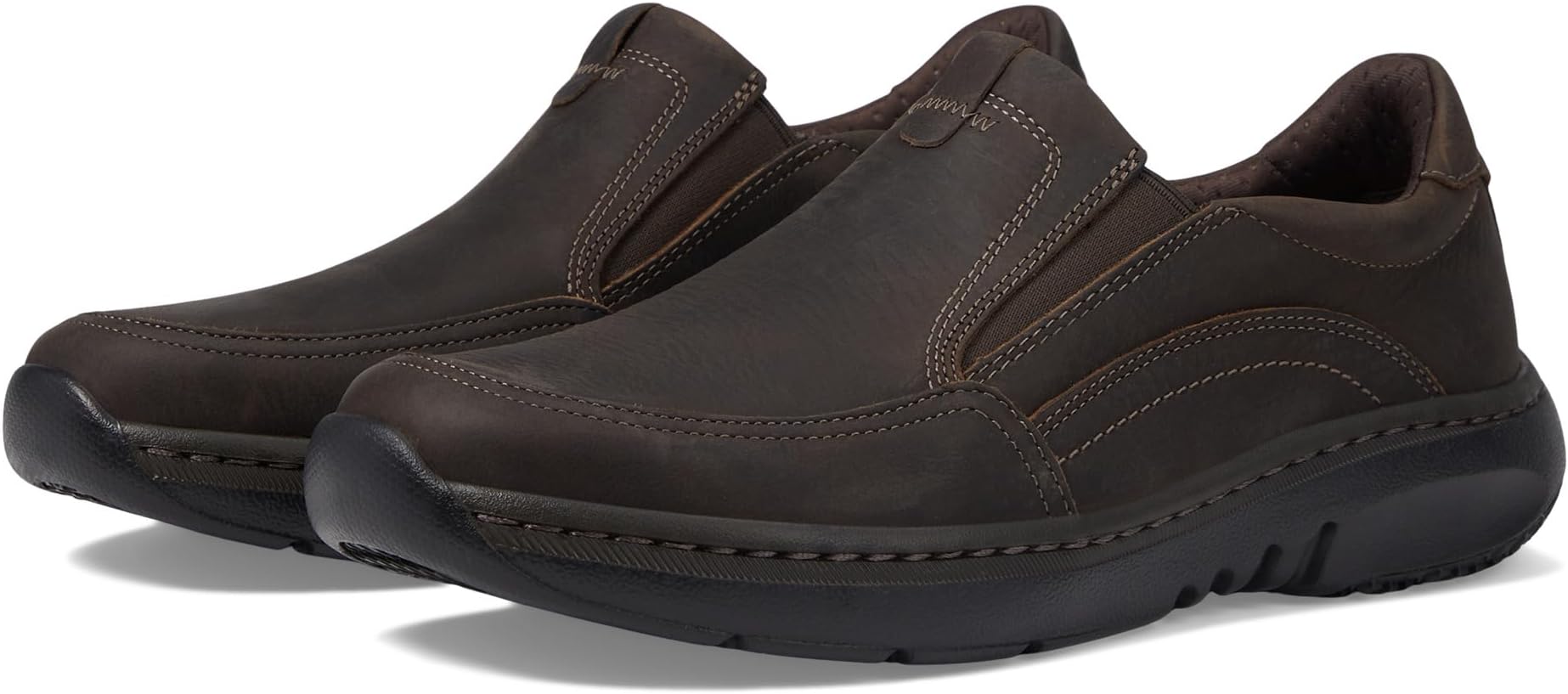 

Лоферы Clarkspro Step Clarks, цвет Dark Brown Tumbled Leather