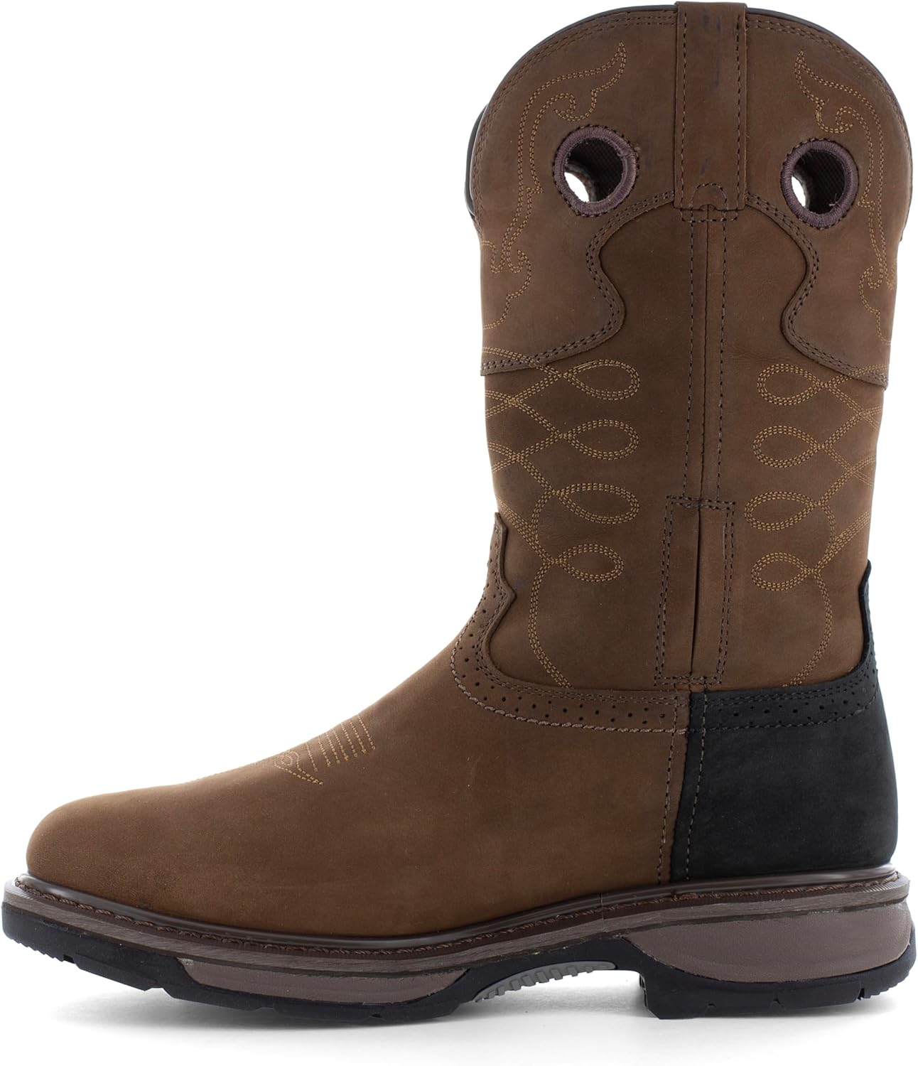 Мужские ковбойские сапоги Frye The Safety-crafted Western Boot, коричневый — фото 3
