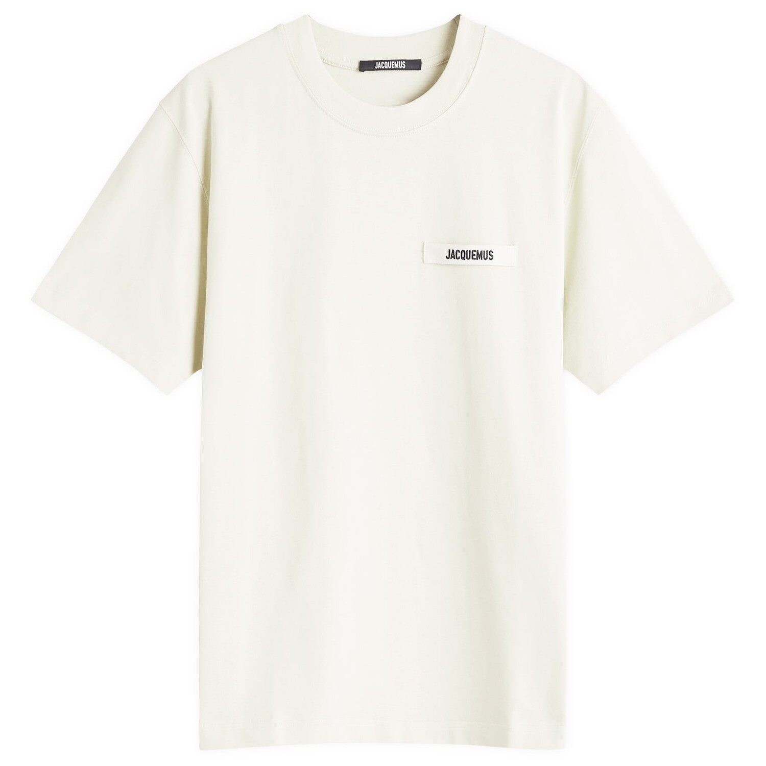 

Футболка Jacquemus Gros Grain Logo T-Shirt, бежевый