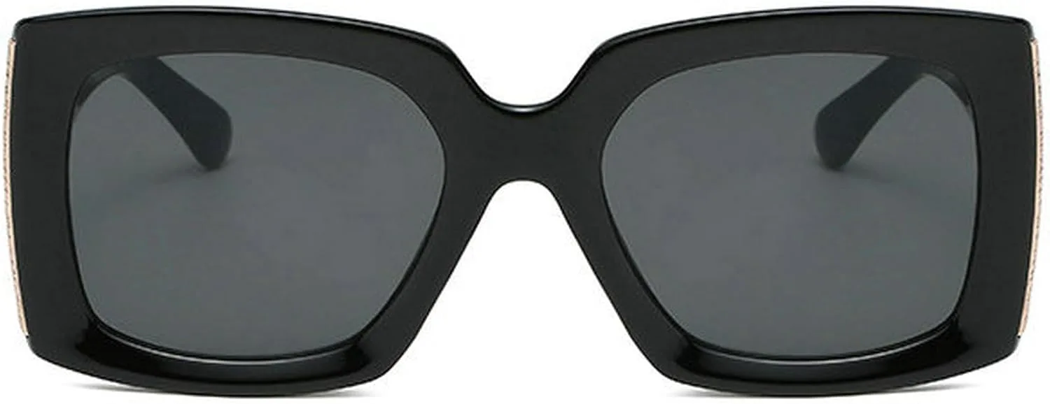 

Солнцезащитные очки COTIA увеличенного квадратного размера для женщин и мужчин, классический ретро-стиль, широкие дужки, для активного отдыха, модель W37, Black