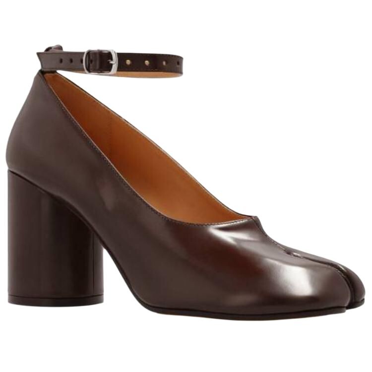 Туфли Tabi High Heels женские коричневые Maison Margiela — фото 3