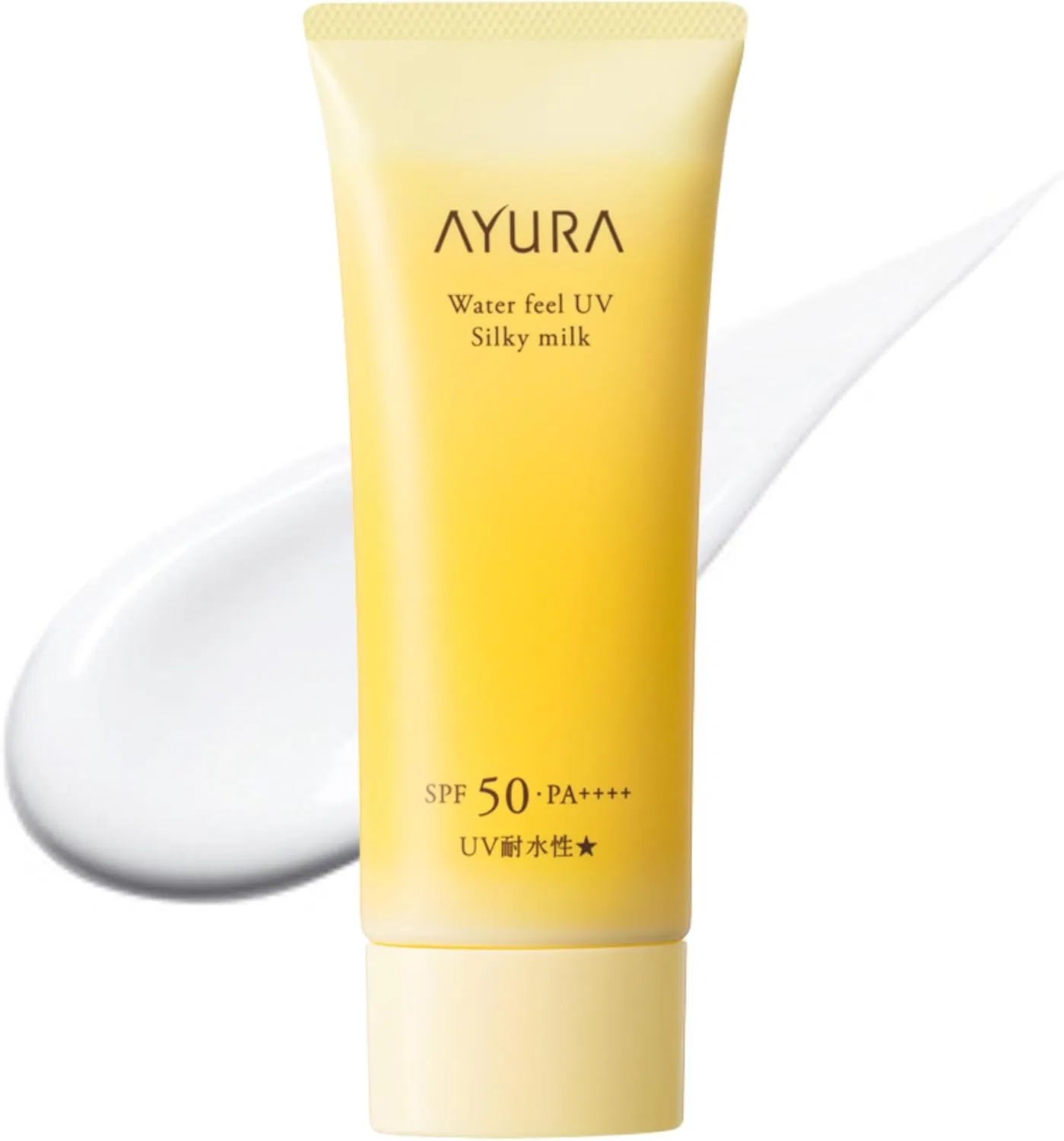 Солнцезащитное молочко AYURA Waterfeel UV Silky Milk SPF 50+ PA++++ 70 г прозрачный