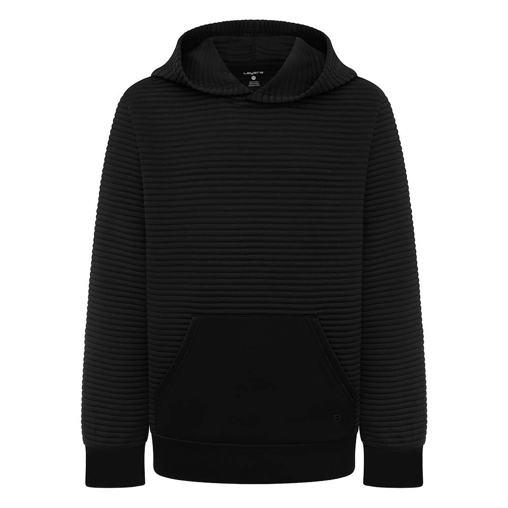 

Толстовка с капюшоном «осман» 8 слоев для мальчиков 8–20 лет Layer 8, черный