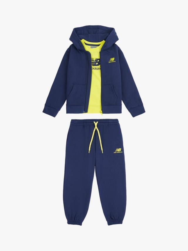 

Детская толстовка с капюшоном New Balance, Joggers & Tee Set, Nb Navy