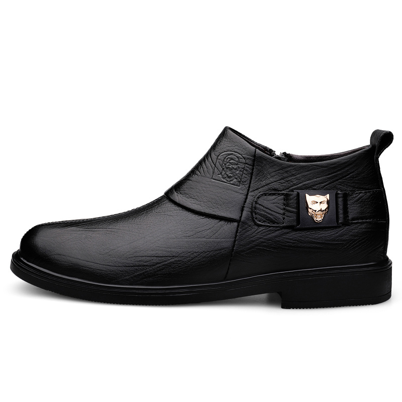 

Мужская повседневная обувь с низким верхом LAORENTOU, Black Single Layer Shoes