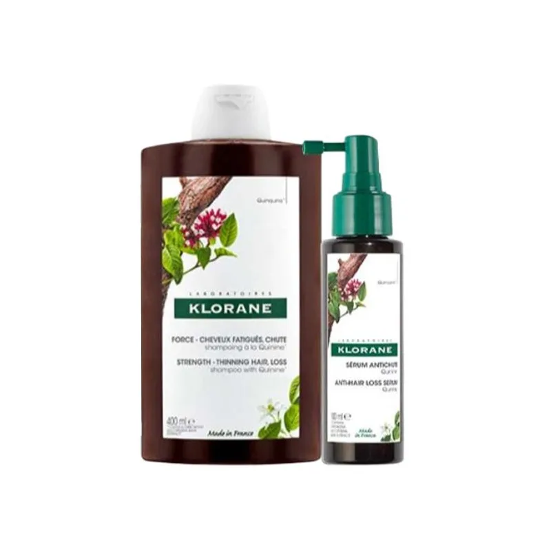 KLORANE Набор шампуня и кондиционера Chicken Essence Serums, 400 мл + 200 мл + 100 мл — фото 3