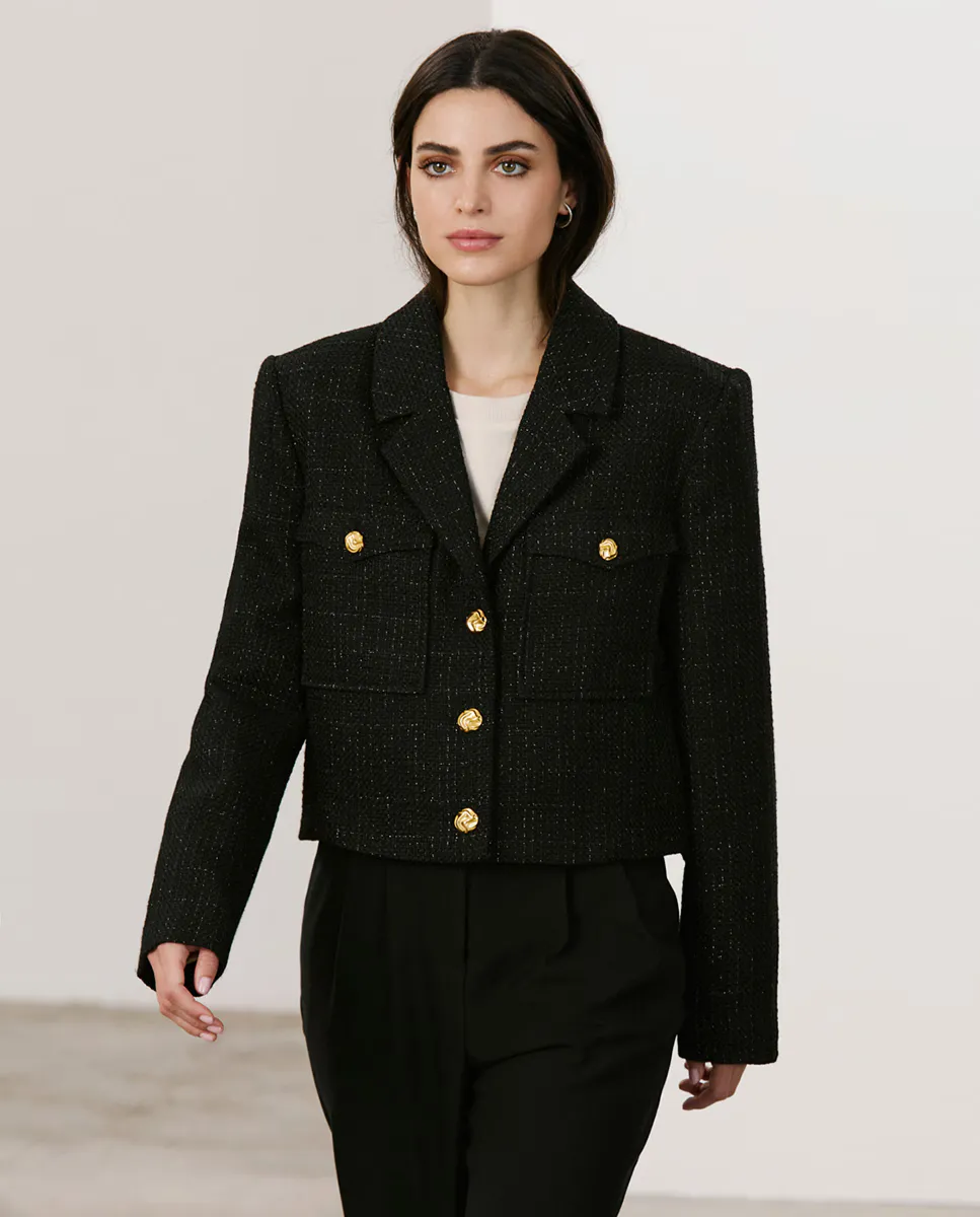 

Женский блейзер структурного кроя Vero Moda, чёрный