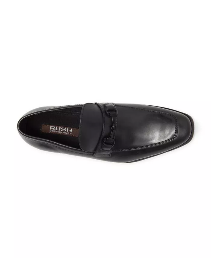 Мужские лоферы Jacob Dress Leather Slip-On Bit RUSH Gordon Rush, черный — фото 3