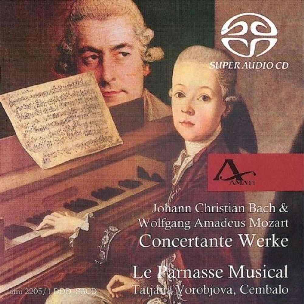 

Диск CD J.S. Bach & Wolfgang Amadeus Mozart Concertante Werke [SACD] - Johann Sebastian Bach, Wolfgang Amadeus Mozart, Tatjana Vorobjova