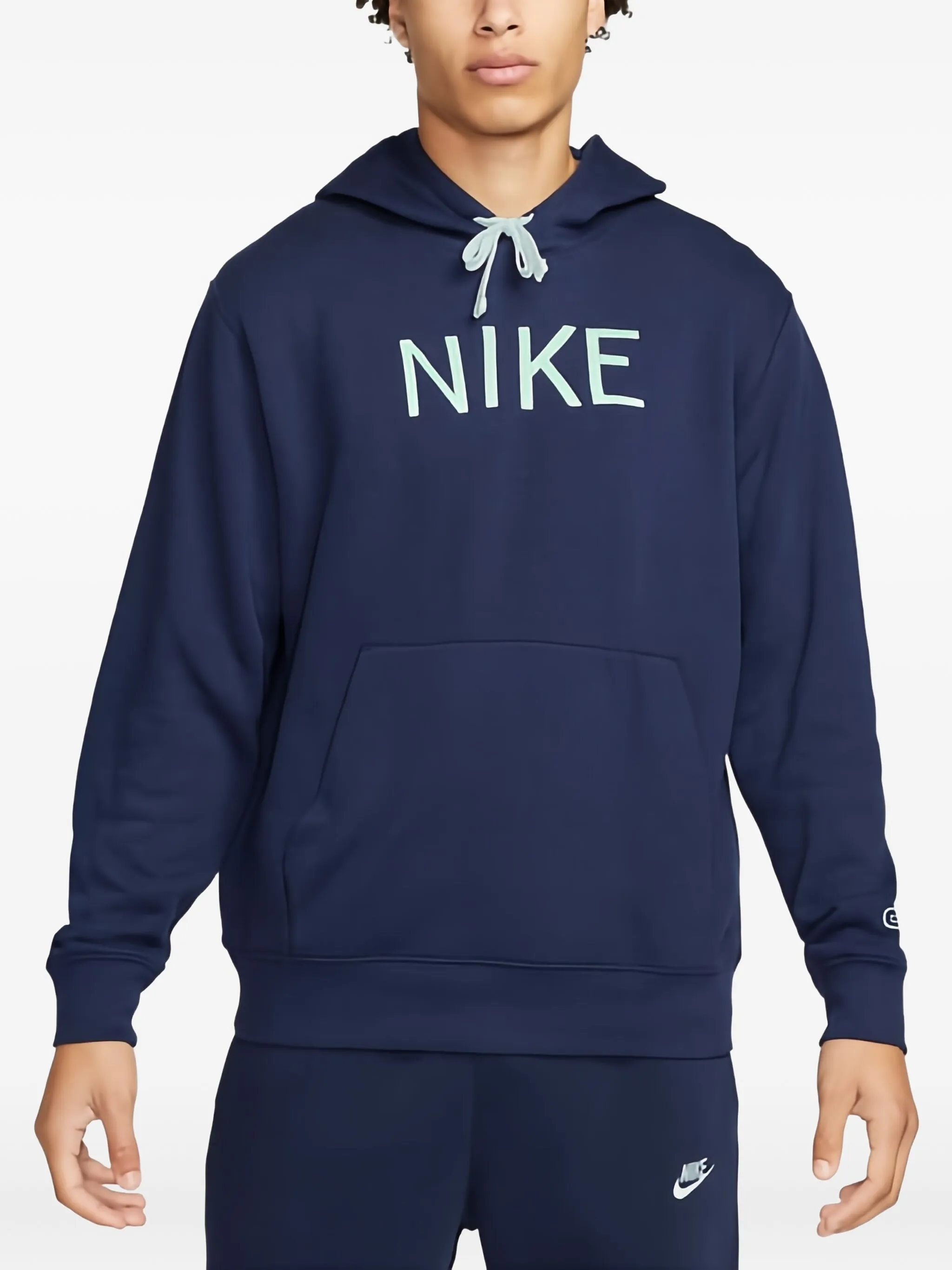 

Толстовка с капюшоном и кулиской Nike, синий