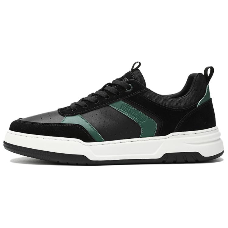 

WALKER SHOP Легкие мужские скейтерские лоу-топы черно-зеленые, цвет Black Green
