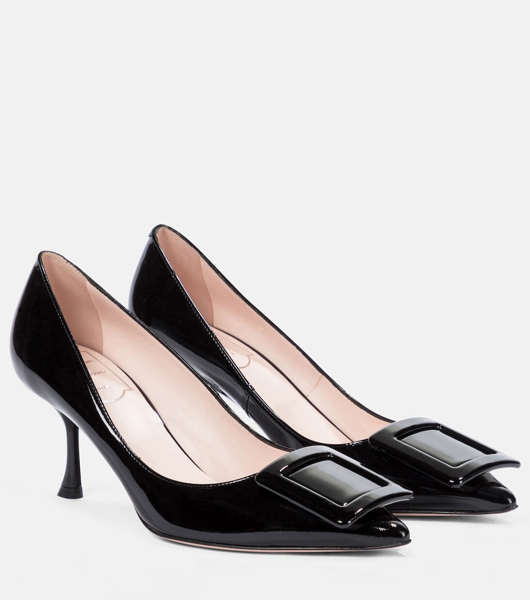 Туфли-лодочки Viv' In The City 65 из лакированной кожи Roger Vivier, черный