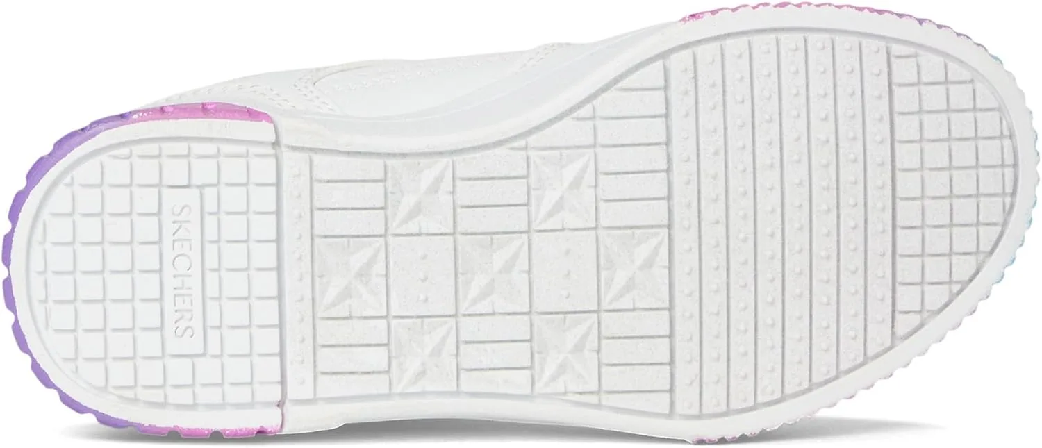 Кроссовки Skechers Girls' Jade Soft Glow, белый — фото 3