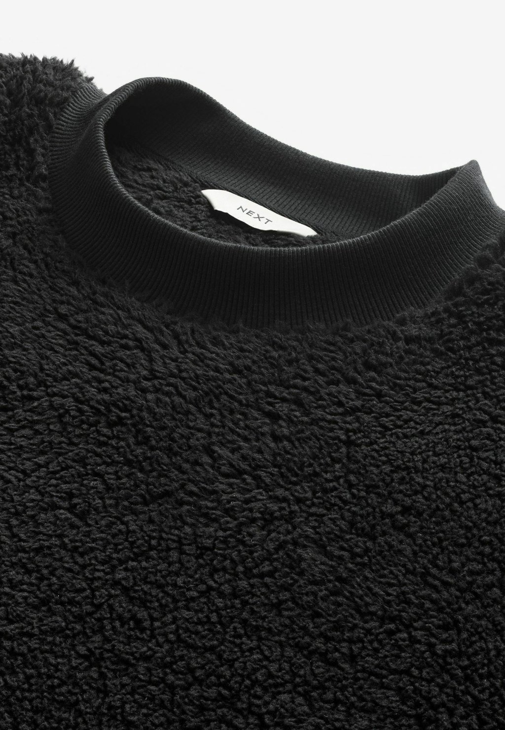 

Флисовый джемпер BORG CREW NECK Next, черный