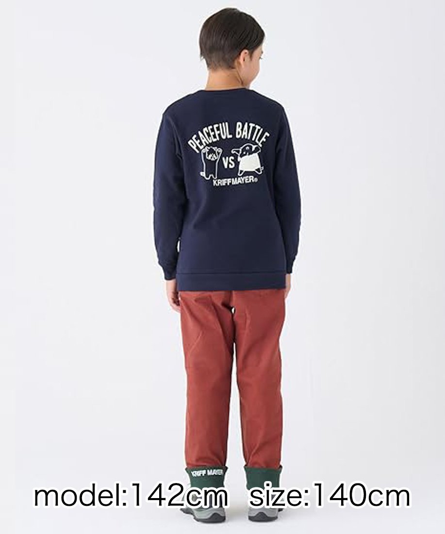 Свитшот Souffle Touch Crew Sweat (Ikakku) Kriff Mayer, D/NAVY — фото 3