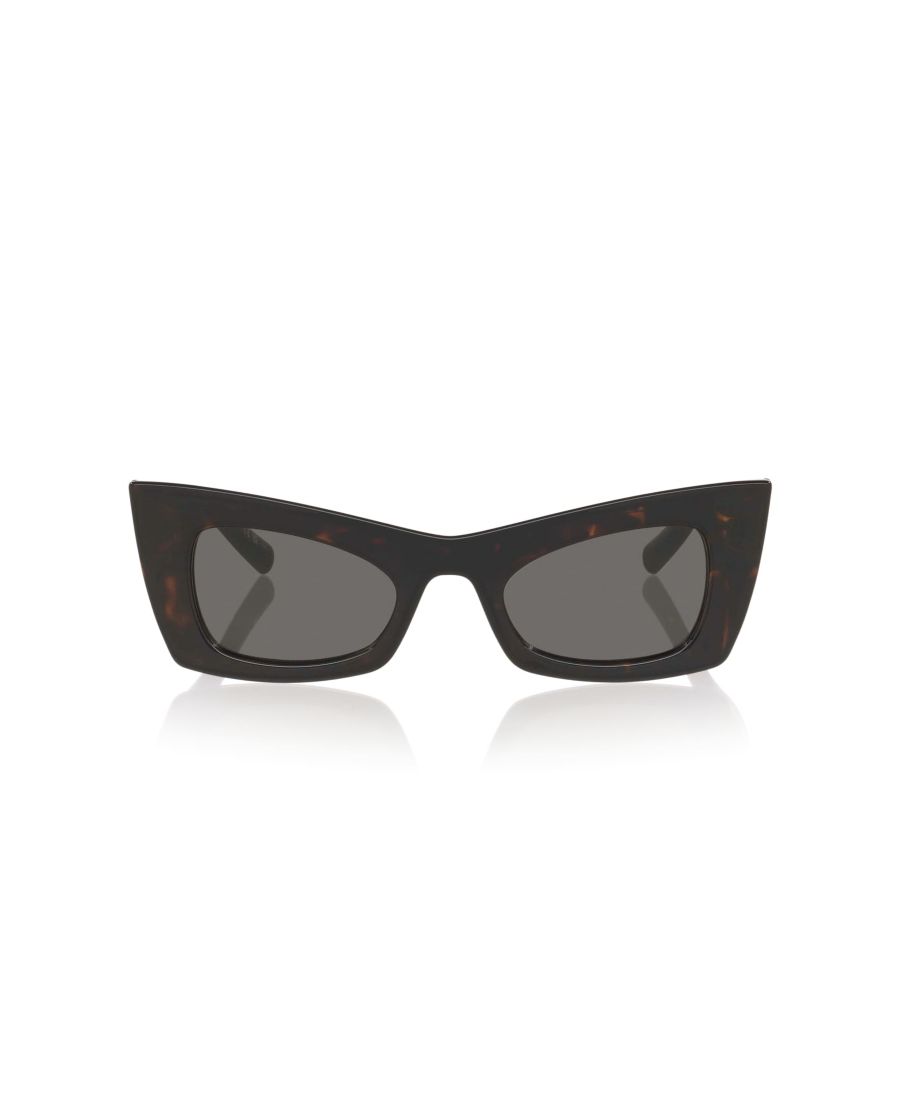 Женские солнцезащитные очки, SL 702 Saint Laurent, Tortoise, Gray — фото 4