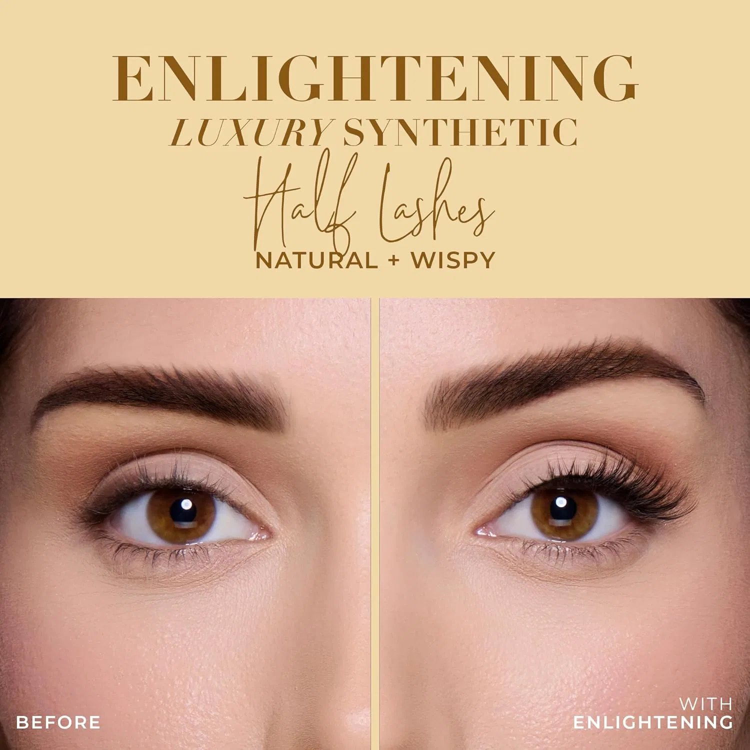 Накладные ресницы Lilly Lashes Luxury Synthetic Half Flash, 4 пары, черные — фото 2