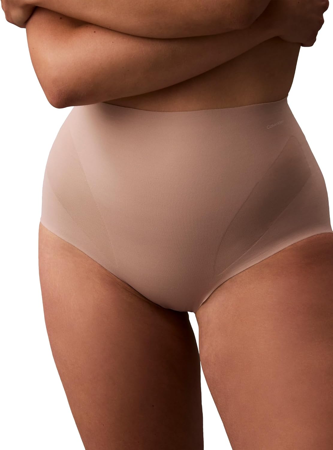 Женские утягивающие трусики-слипы Calvin Klein Stay-Put Stretch с высокой талией, Cedar — фото 4