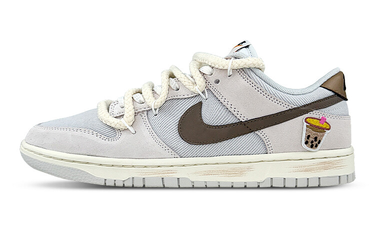 

Кроссовки Nike Dunk Skateboard Shoes Men Low-Top Gray Brown/Beige