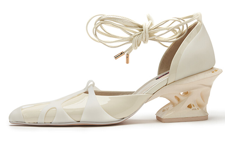 Серия «Без сахара» Туфли на высоком каблуке женские Daphne Lab, серебряный — фото 2
