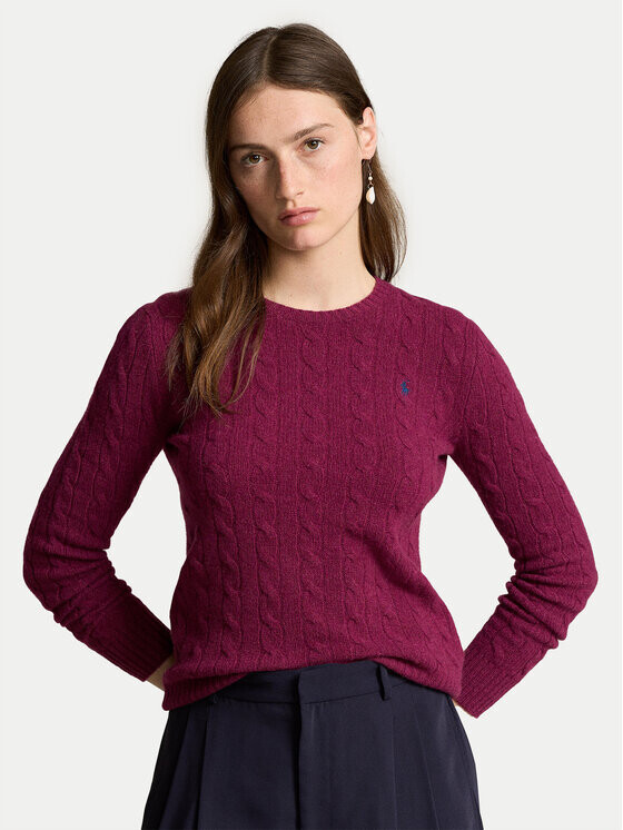 

Облегающий свитер Polo Ralph Lauren, фиолетовый