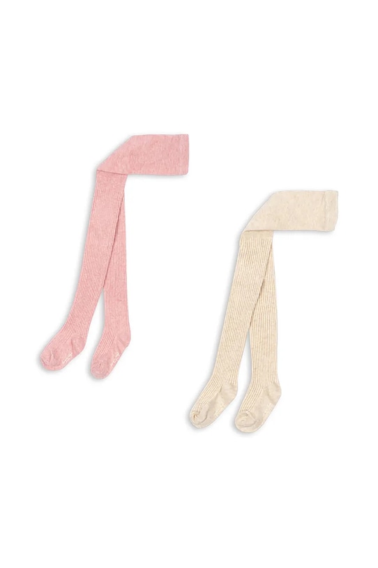 

Детские колготки в рубчик, 2 шт., 2 шт. Konges Sløjd, розовый