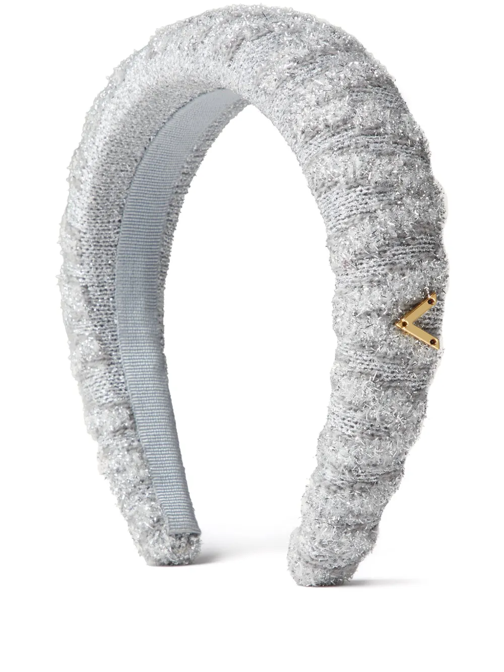 

Повязка на голову с логотипом VLogo Valentino Garavani, серый