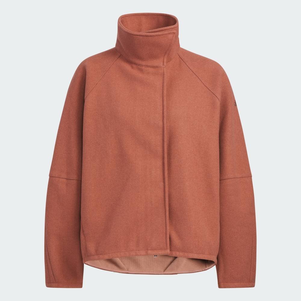 Куртка Luxflow All Days свободного кроя из тканого материала, имитирующего шерсть. Adidas, pink — фото 4