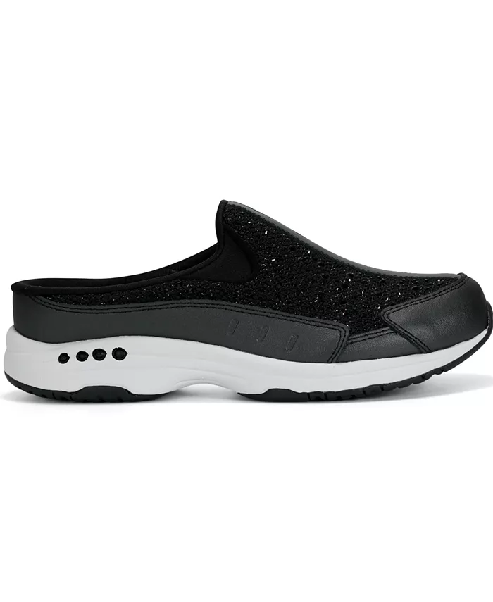 Женские мюли-кроссовки для ходьбы Traveltime Sparkle Slip-On Easy Spirit, черный — фото 2
