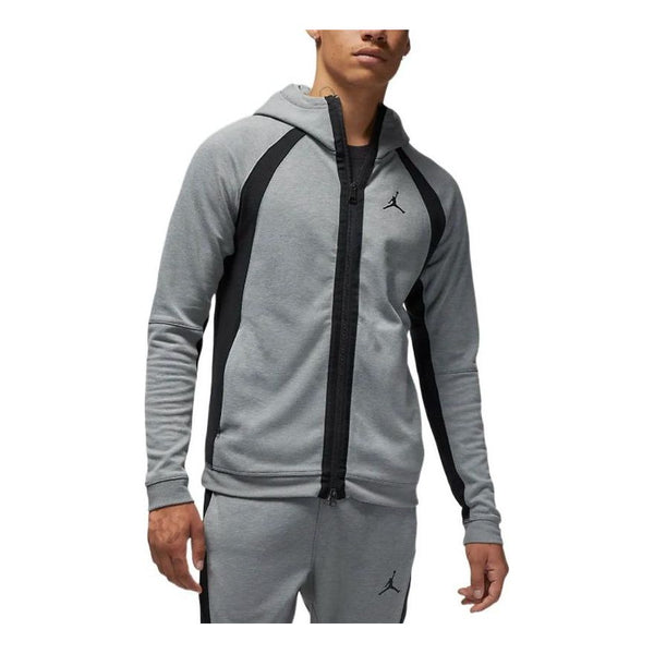 

Толстовка Air Jordan Dri-FIT Sport Air Full-Zip Hoodie 'Grey', серый