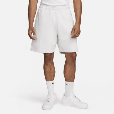 

Шорты Nike Solo Swoosh, цвет Birch Heather/White