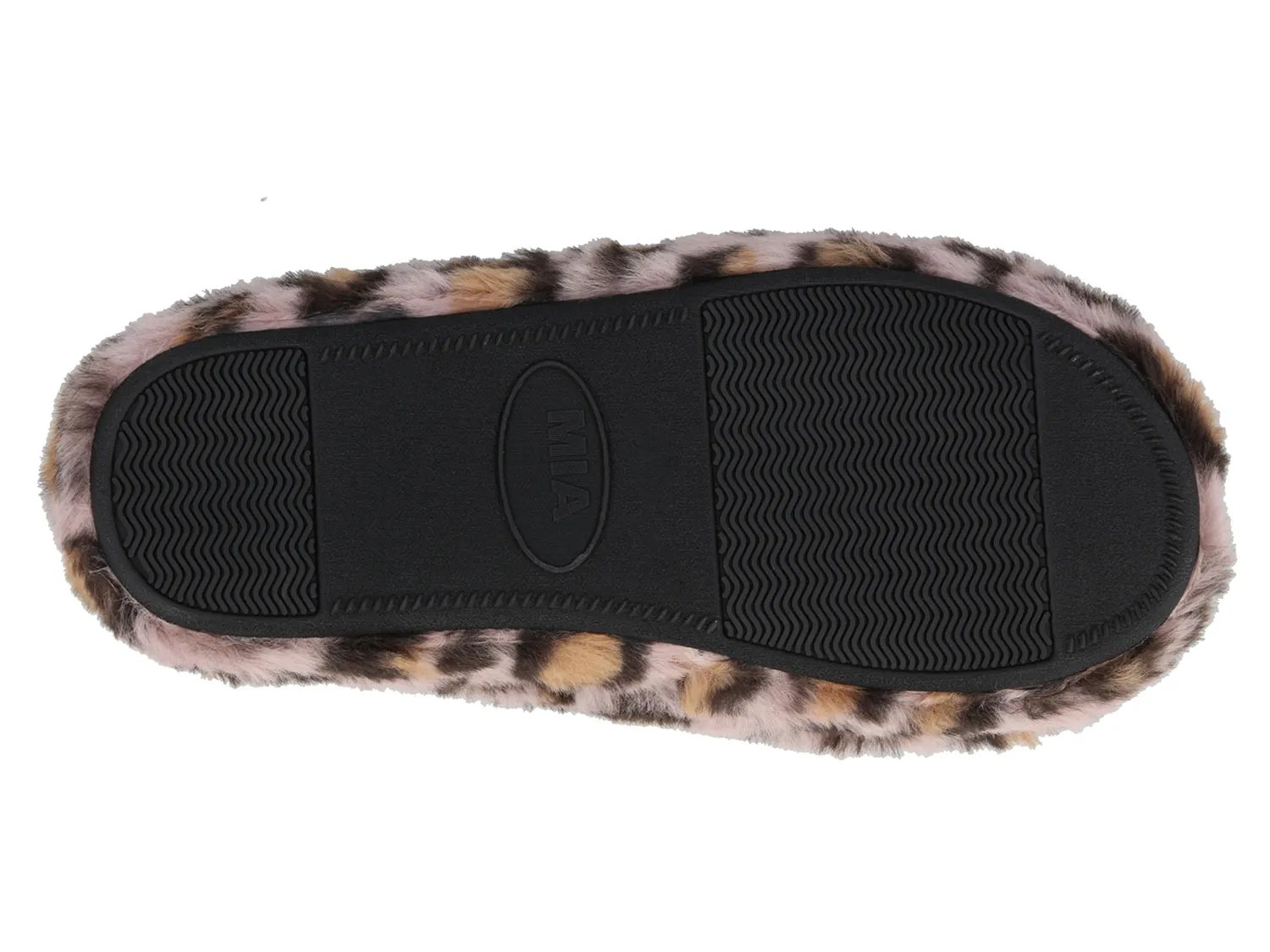 Тапочки Mia Sled Slipper, Black/Pink Leopard Print — фото 4