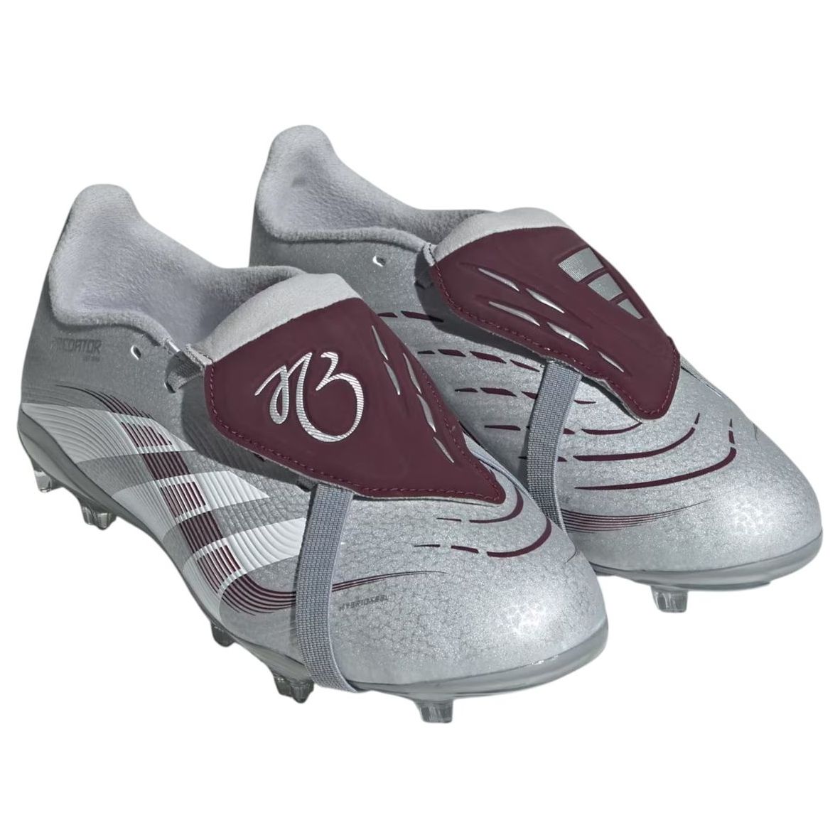 (PS) Adidas x Jude Bellingham Predator 24 League Foldover Tongue FG MG K 'Chrome Dream' — фото 3