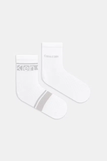 Носки хлопковые 2 шт Calvin Klein, белый