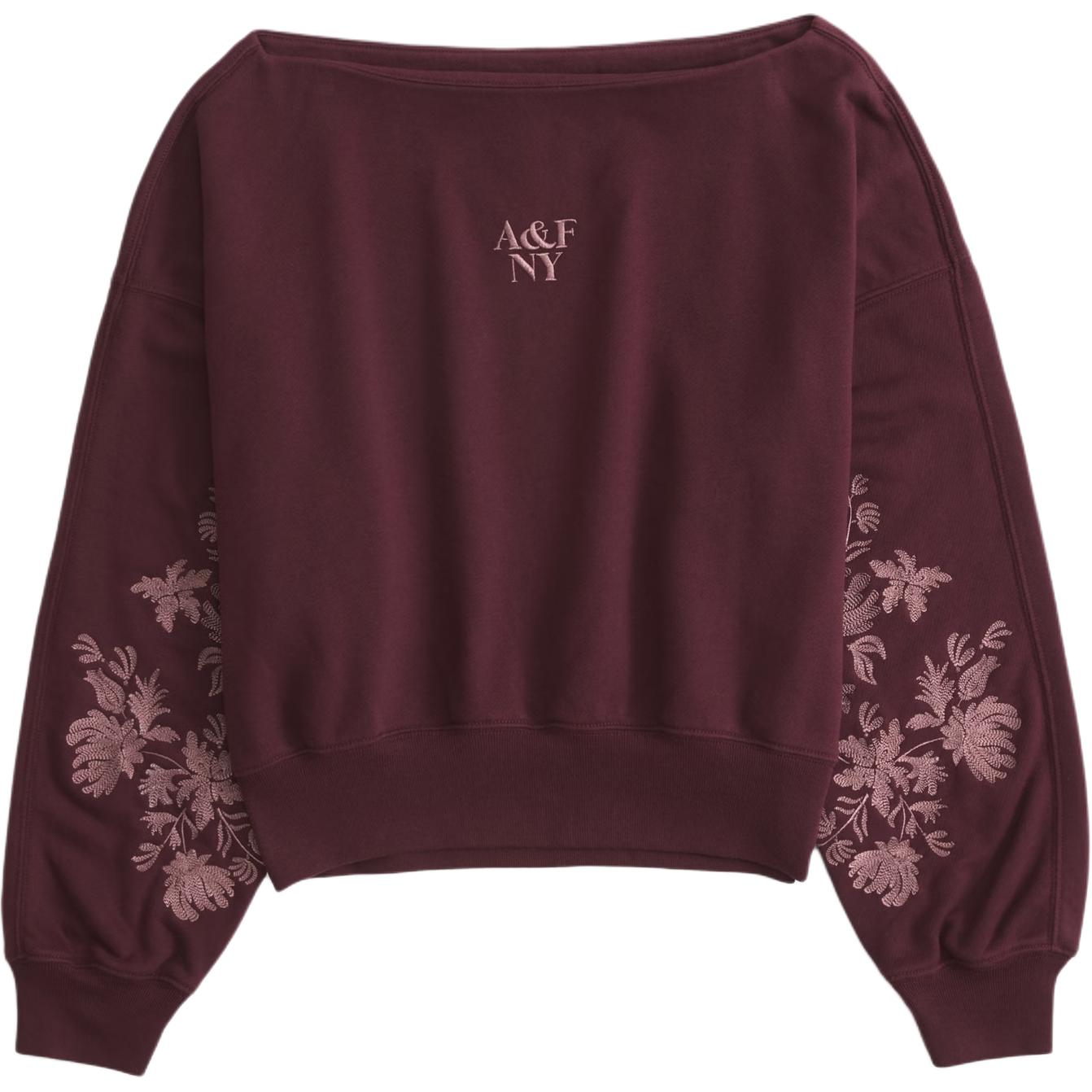

Свитшот женский Abercrombie＆Fitch, Burgundy