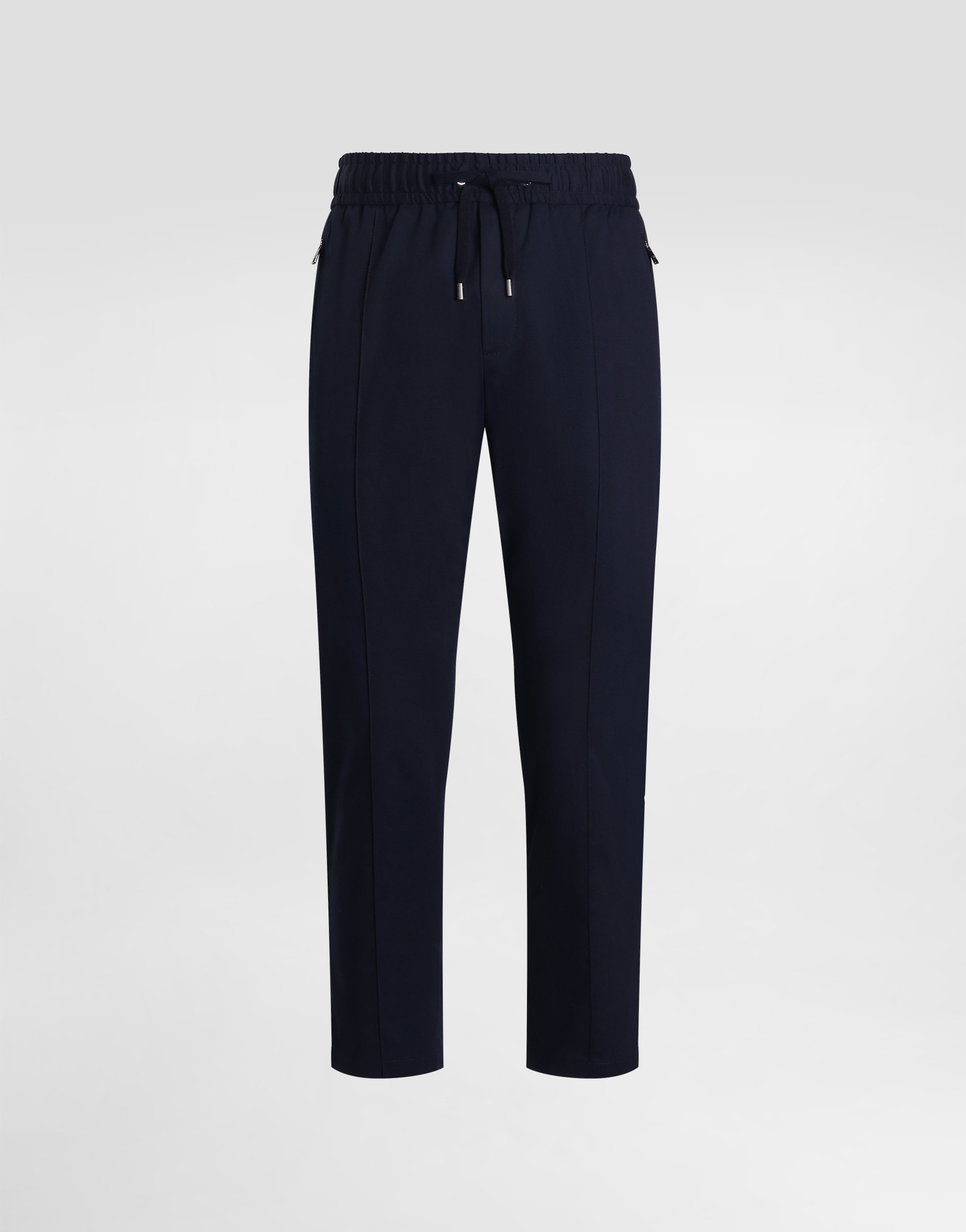 

Спортивные брюки из стрейч-габардина из хлопка Dolce & Gabbana, синий