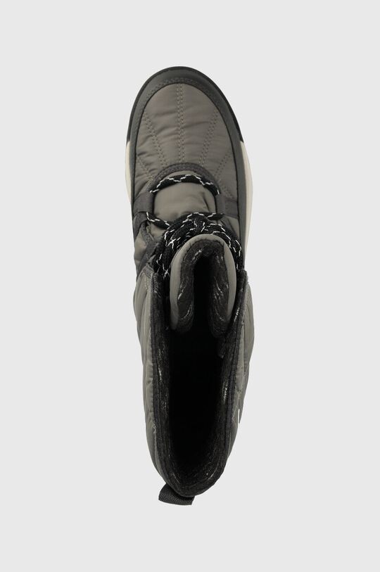 Зимние сапоги женские Sorel Whitney II Plus Tall Lace, серый/черный — фото 4