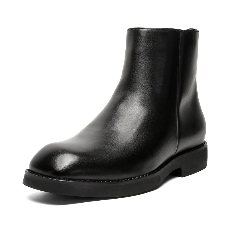 

Product B Мужские черные зимние ботинки на шнуровке с меховой подкладкой, цвет Black Fleece-Lined