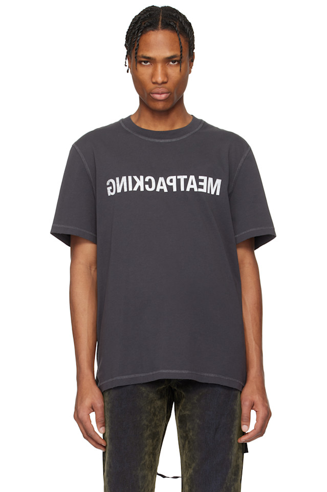 

Футболка Meatpacking Helmut Lang, цвет ash