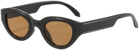 

Солнцезащитные очки Polygon 2026 для женщин, винтажный градиент, конфетные оттенки, «кошачий глаз», модные очки для путешествий, защита от ультрафиолета UV400 MTZJH, Black Brown