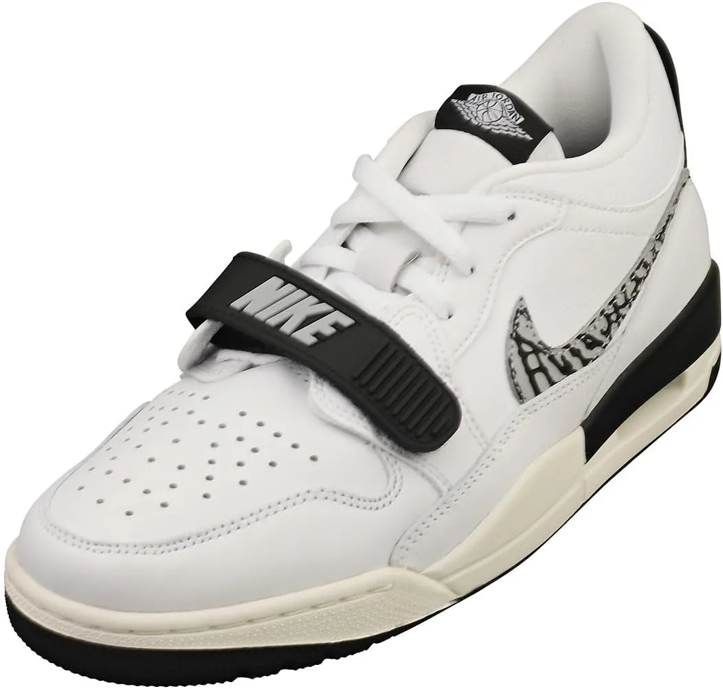 Мужские низкие кроссовки Nike Air Jordan Legacy 312, белый/черный/серый