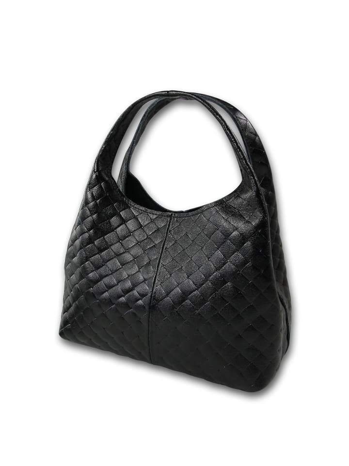 

Кожаная сумка через плечо Toscanto, черная, примерно 23 см Toscanto