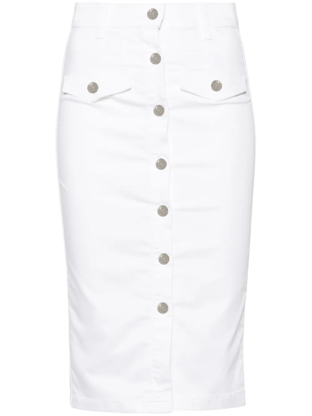 

Твиловая юбка на пуговицах Liu Jo, белый