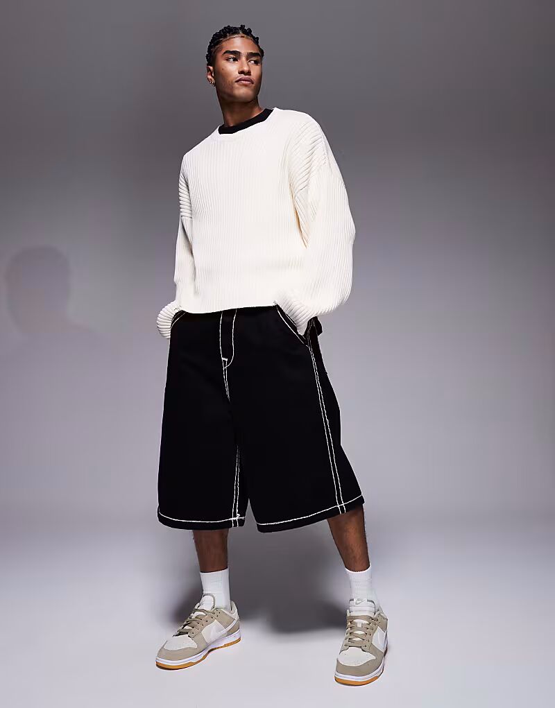 

Широкая футболка цвета темный индиго True Religion