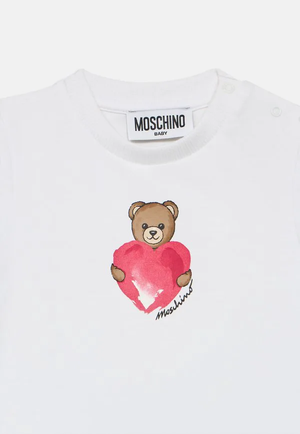 Детское платье, трикотажное платье Moschino, Bianco Ottico — фото 3
