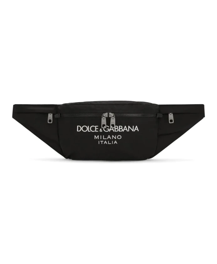 

Поясная сумка с логотипом Dolce & Gabbana, черный